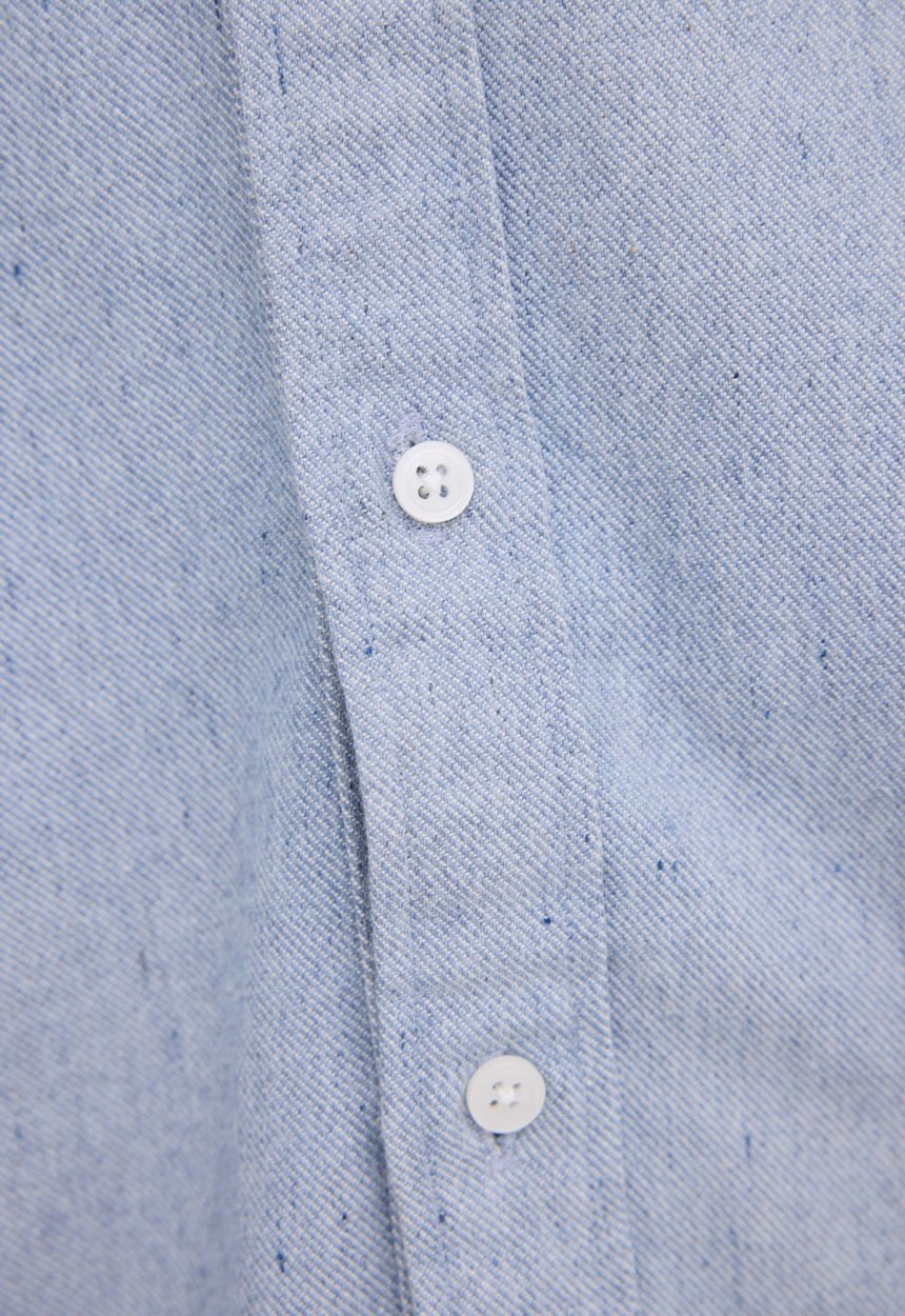 Jac + Jack Tanker Cotton Shirt - Bream Blue